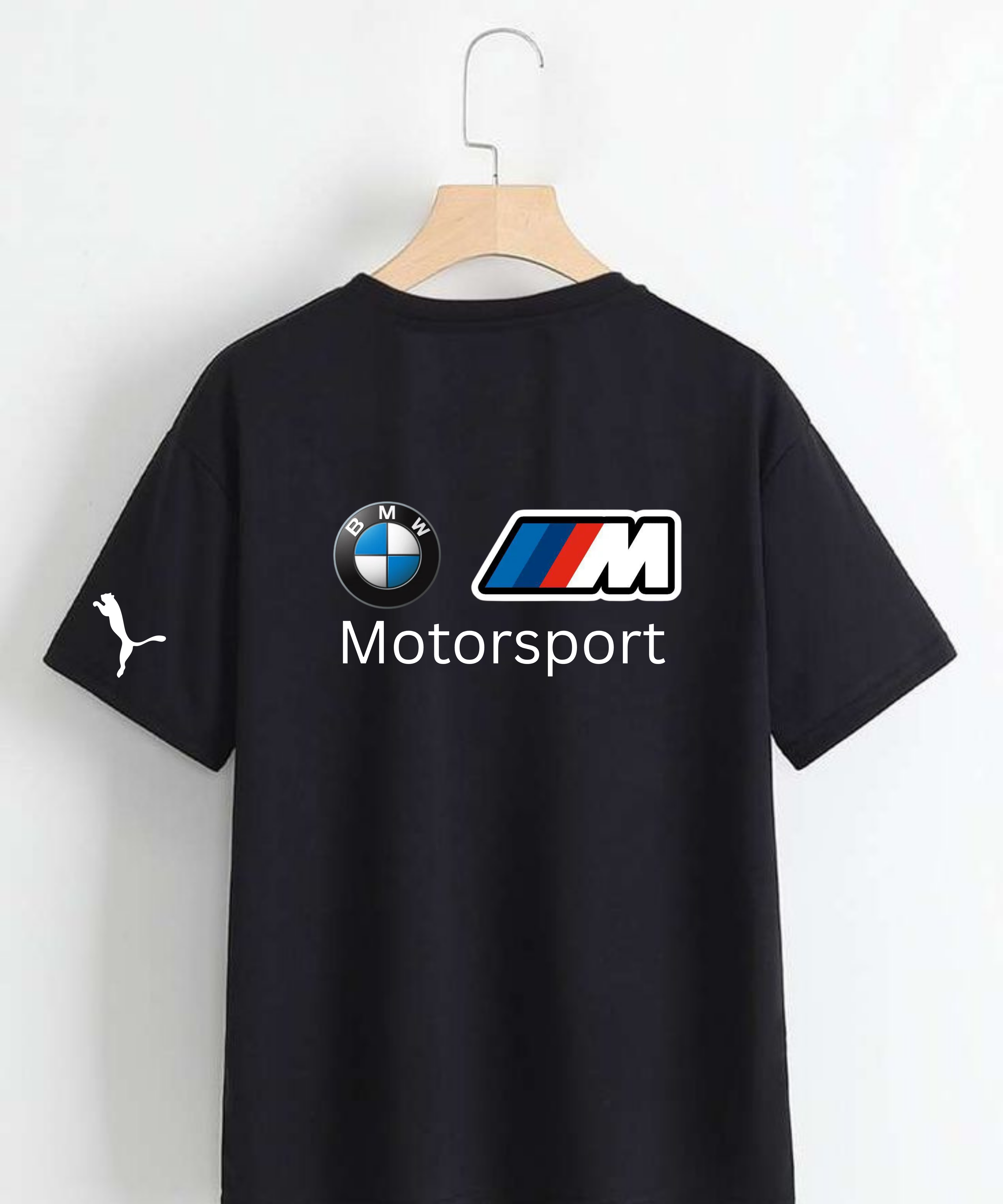 Unisex Oversized Black BMW T-Shirt